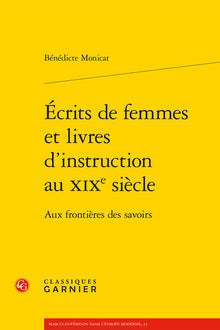 Écrits de femmes et livres d'instruction au XIXe siècle