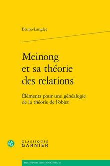 Meinong et sa théorie des relations