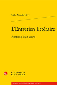 L'entretien littéraire