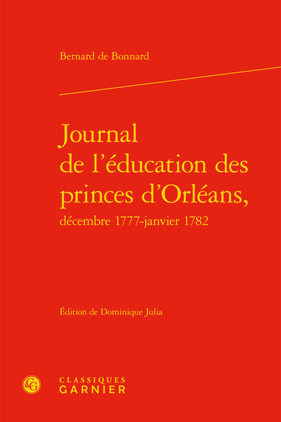 Journal de l'éducation des princes d'Orléans