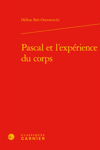 Pascal et l'expérience du corps