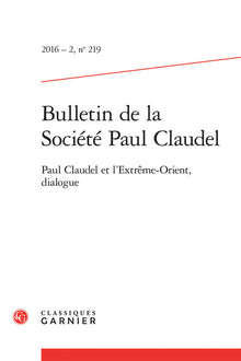 Bulletin de la Société Paul Claudel