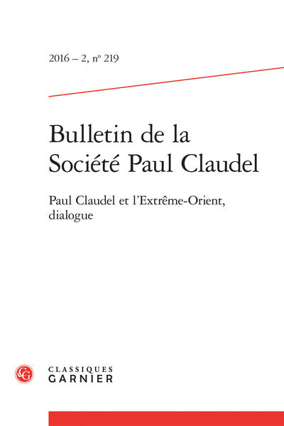 Bulletin de la Société Paul Claudel