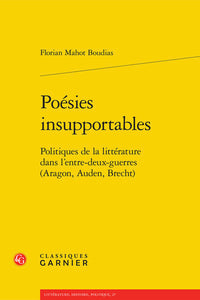 Poésies insupportables