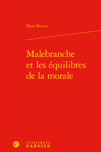 Malebranche et les équilibres de la morale
