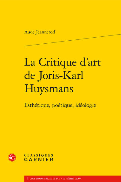 La critique d'art de Joris-Karl Huysmans