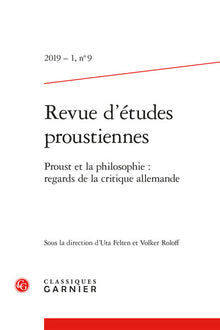 Revue d'études proustiennes