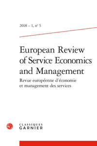 European review of service economics and management