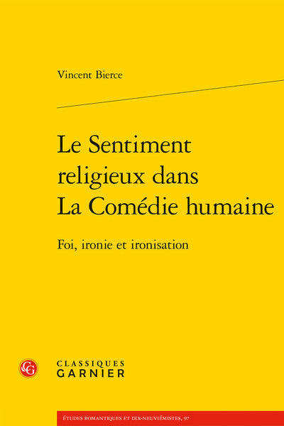 Le sentiment religieux dans La Comédie humaine