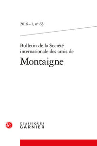 Bulletin de la Société internationale des amis de Montaigne