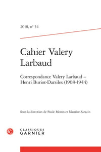 Cahiers Valery Larbaud