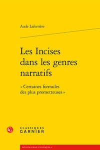 Les incises dans les genres narratifs
