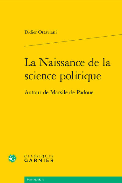 La naissance de la science politique