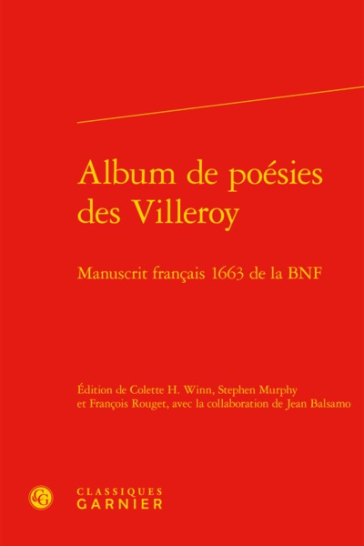 Album de poésies des Villeroy