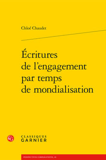 Écritures de l'engagement par temps de mondialisation