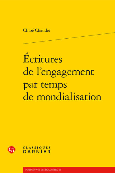 Écritures de l'engagement par temps de mondialisation
