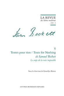 Textes pour rien / Texts for Nothing
