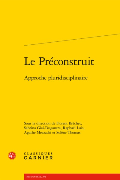 Le préconstruit