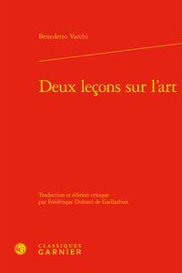 Deux leçons sur l'art