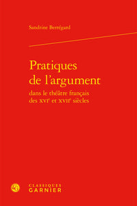 Pratiques de l'argument