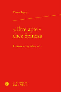 Être apte chez Spinoza