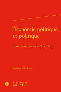Économie politique et politique
