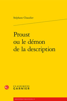 Proust ou le démon de la description