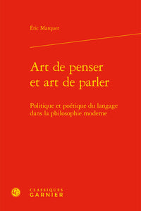 Art de penser et art de parler
