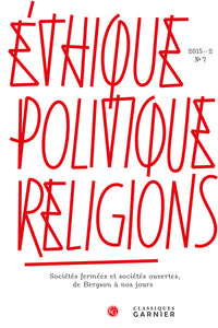 Éthique, politique, religions