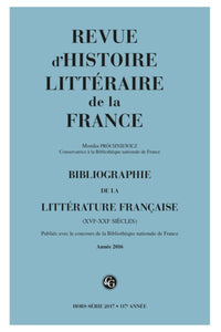Bibliographie de la littérature française