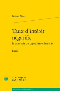 Taux d'intérêt négatifs,