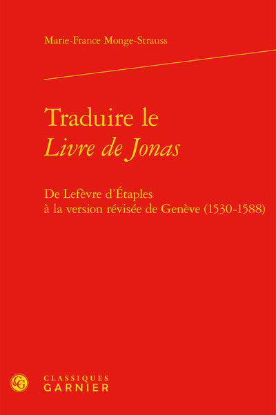 Traduire le Livre de Jonas