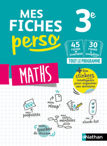 Maths 3e - Mes fiches perso Brevet - Révisions Brevet 2024 (1)