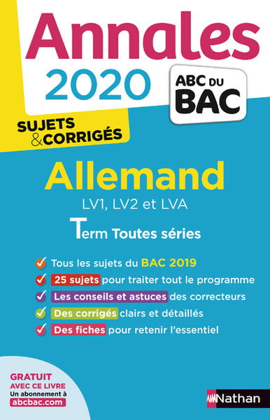 Annales ABC du Bac 2020 Allemand