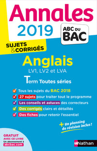 Annales ABC du BAC 2019 - Anglais Term toutes séries