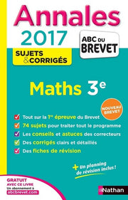Annales ABC du Brevet 2017 Maths 3e