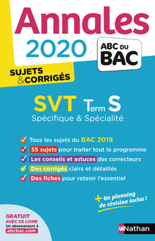 Annales ABC du Bac 2020 SVT Terminale S
