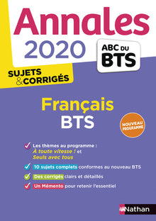 Annales ABC du BTS 2020 Français