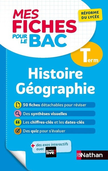 Histoire-Géographie Terminale - Mes fiches pour le BAC Tle - BAC 2024