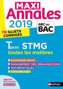 Maxi annales ABC du Bac 2019 - Terminale STMG