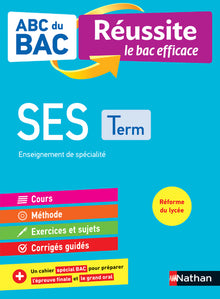 SES Terminale (Sciences économiques et sociales) - ABC du BAC Réussite