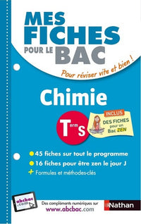 Mes fiches pour le BAC Chimie Term S