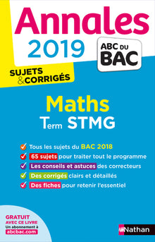 Annales ABC du Bac 2019 - Maths STMG