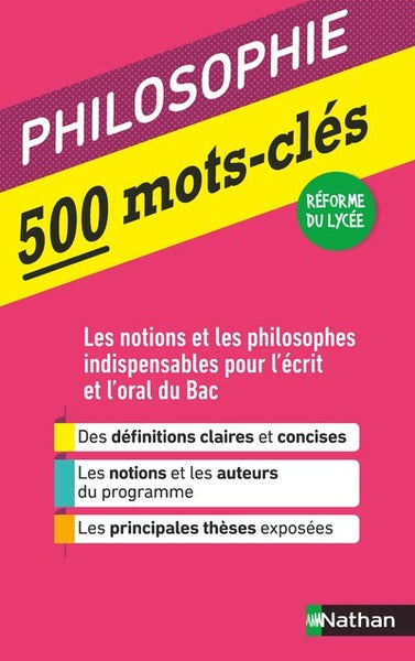 500 mots-clés - Philosophie