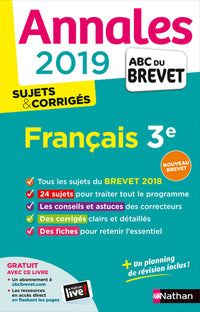 Annales ABC du Brevet 2019 - Français