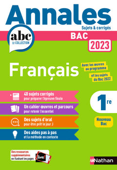 Annales ABC du Bac 2023 - Français 1re