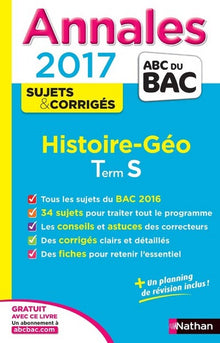 Annales ABC du Bac 2017 Histoire-Géographie Term S