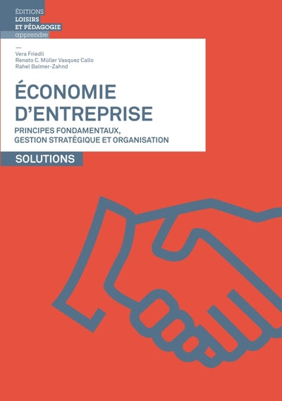 Economie d'entreprise: Solutions