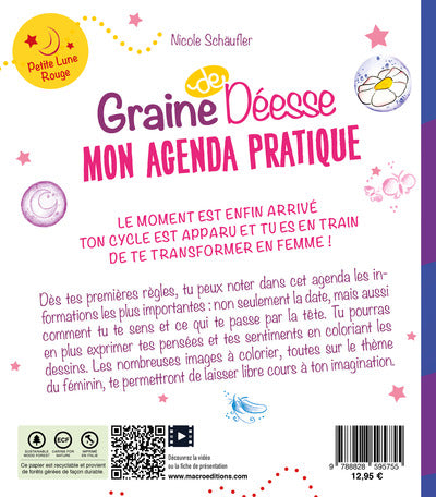 Graine de déesse. Mon agenda pratique