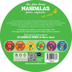Les plus beaux mandalas pour les enfants - Volume Vert